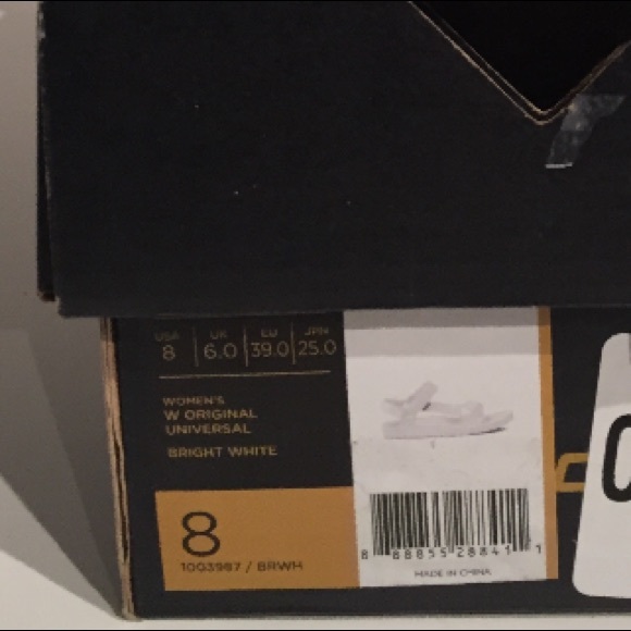 Teva Origunal Universal Bright White Sandal - Picture 7 of 8